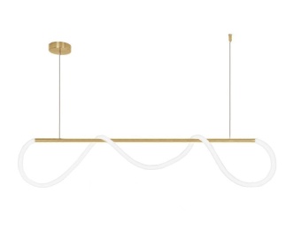 LED STROPNÉ SVIETIDLO APP854-CP LONG GOLD