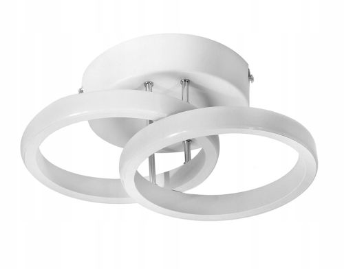 LED stropné svietidlo biele kruh 18W Neutrálna biela