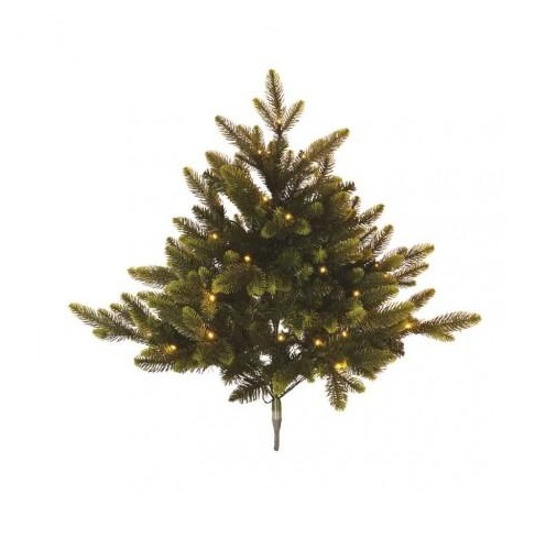 LED vianočný stromček, 75 cm, 3x AA, vnútorný, teplá biela, časovač