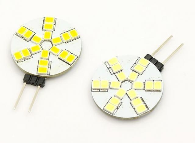 G4  LED 3W 18 SMD2835 TEPLÁ BIELA 12V DC 