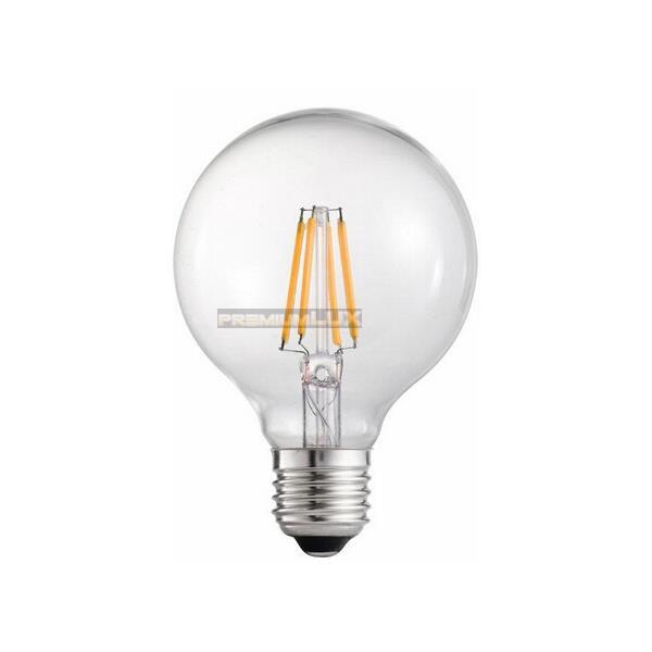  E27 LED 4W FILAMENT 4W RETRO TEPLÁ BIELA