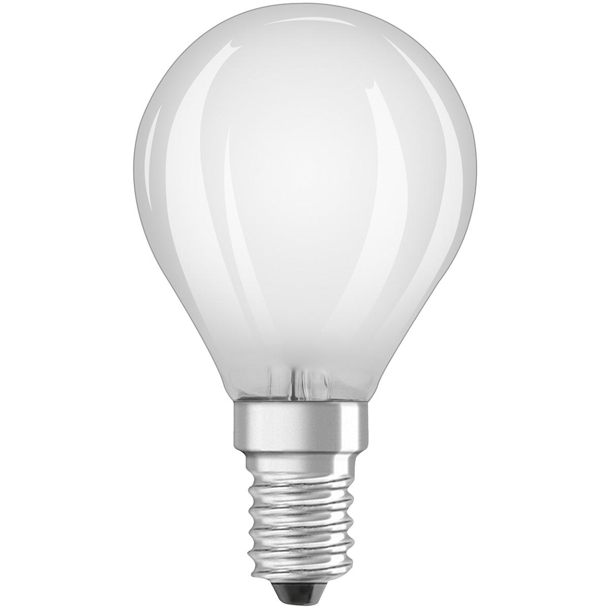 E14 LED P45 1,5W 2700K TEPLÁ BIELA 360° FILAMENT OSRAM STAR