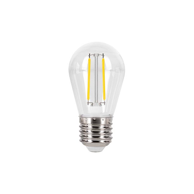 LED žiarovka E27 230V Filament ST14 2700K 2W – balenie 10 ks