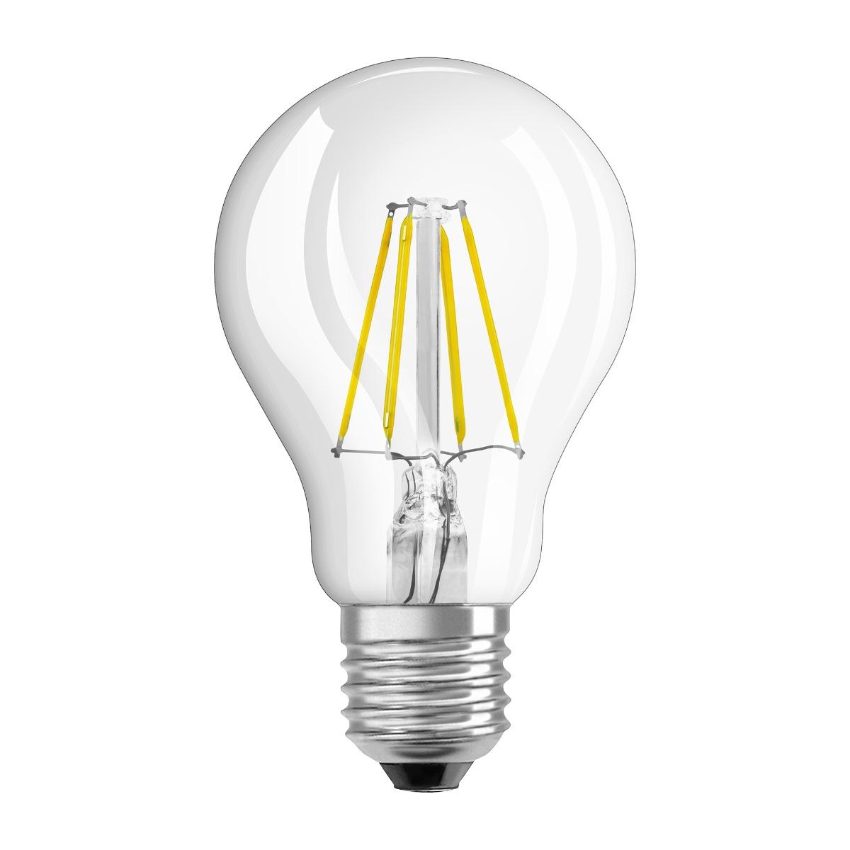 E27 LED A60 4W 2700K TEPLÁ BIELA FILAMENT OSRAM STAR