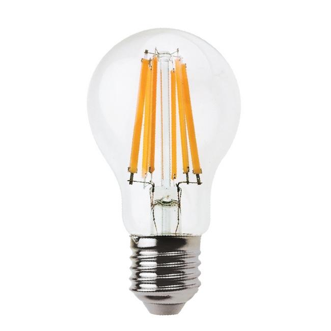 E27 LED FILAMENT 12W TEPLÁ BIELA 