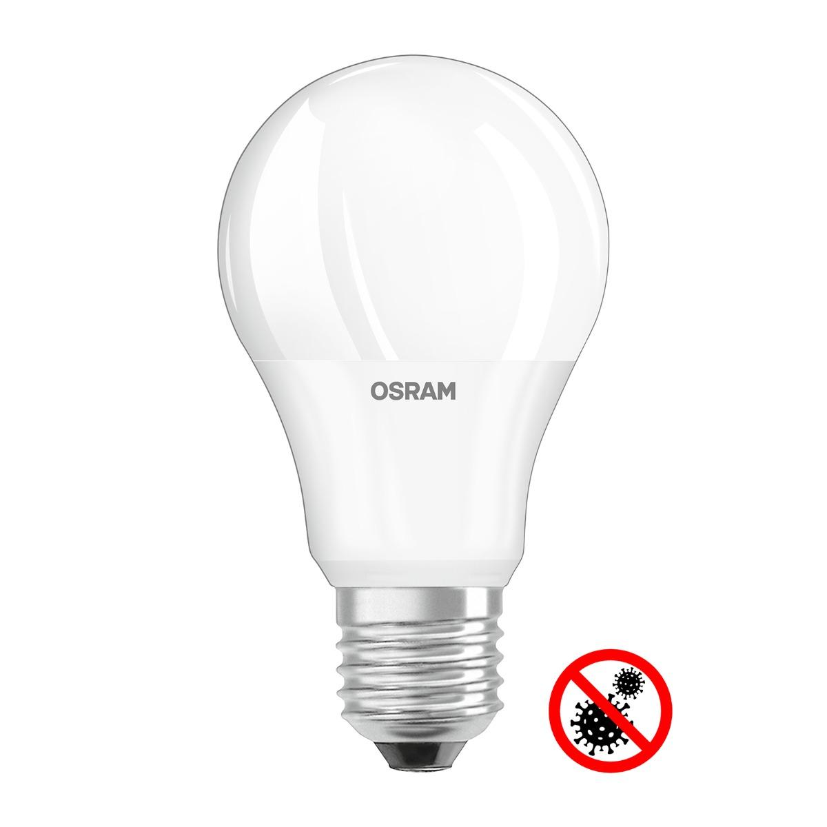 LED ŽIAROVKA LED E27 A60 10W TEPLÁ BIELA 200° OSRAM ANTIBAKTERIÁLNA