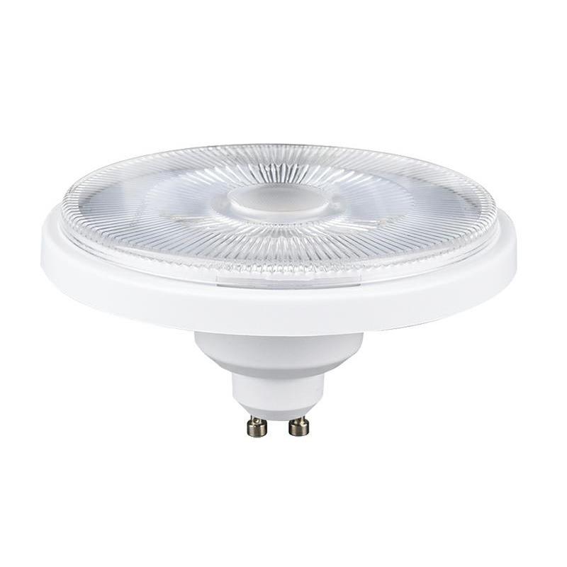 LED ŽIAROVKA SPACE ES111 LED 12W W/WW GU10 30ST AR111 TEPLÁ BIELA  - BIELA (BEZ OTVOROV)