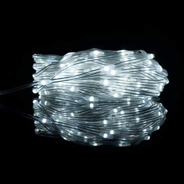 Magické LED svetielka 500 LED, 50 m, 3,2 W, studená biela, IP65/IP20 – USB, APP