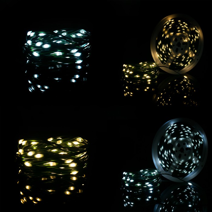 Magické LED svetielka 500 LED, 50 m, 4,2 W, CCT teplá/studená biela, IP65/IP20 – USB-C, APP + časovač