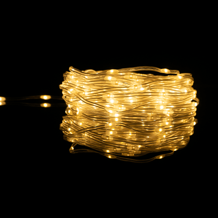 Magické svetielka 300 LED 3000K 30m DC5V – teplá