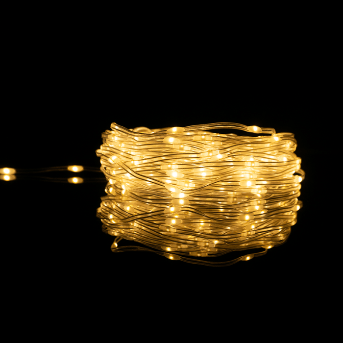 Magické svetielka 500 LED, 3000K, 50 m, DC 5V