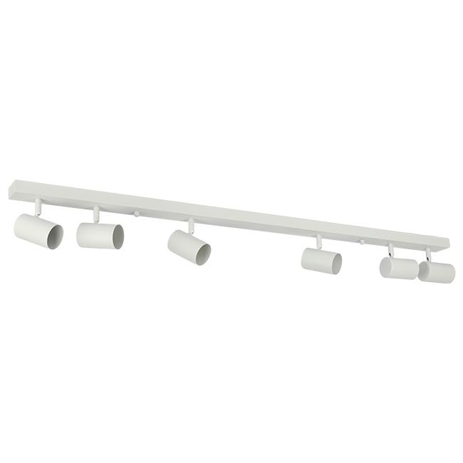 Nástenná LED lampa Richi GU10, pohyblivá, 6 ks, biela