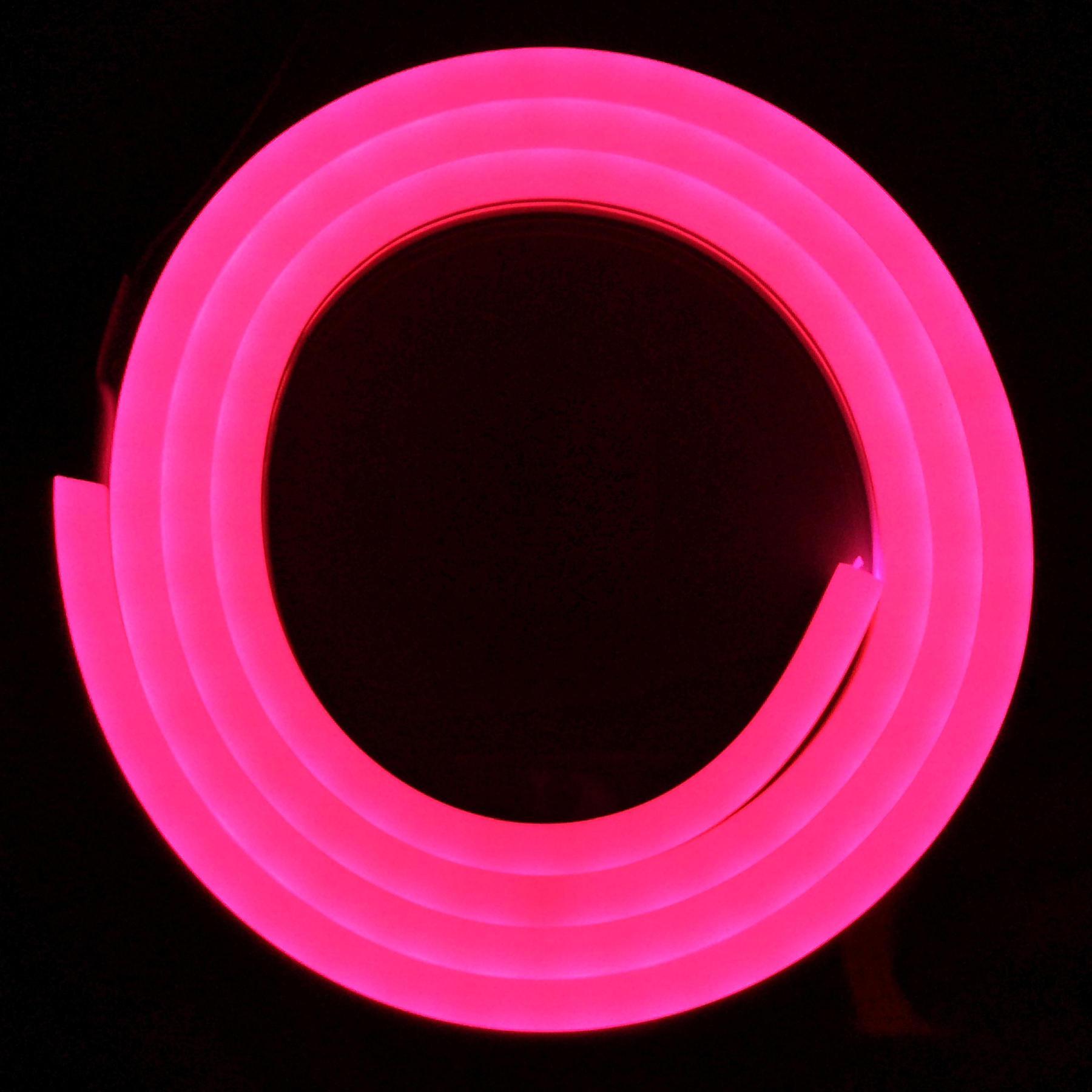 Neón FLEX 6x12mm 24V – RED ROSE – 1m