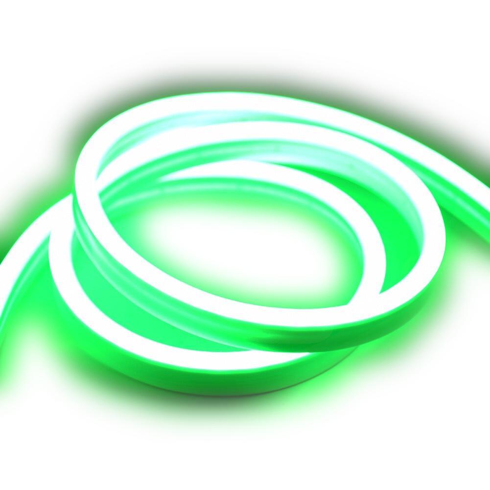 Neón FLEX 8x16 mm 24V – zelený (1 m a násobky)