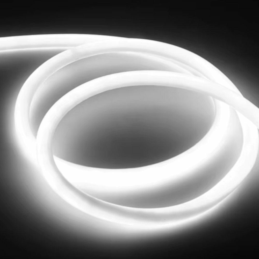Neon Flex 360° svetelná hadica 5m – studená biela, 18 mm, 50W, 24V, IP65