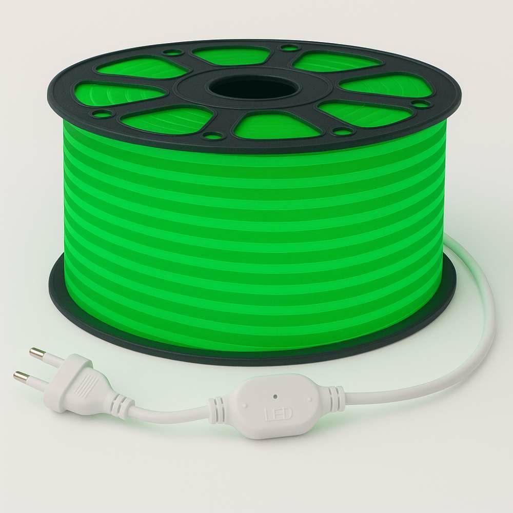 Neón FLEX 8/16 230V 12W 120D – Zelený (1 m)