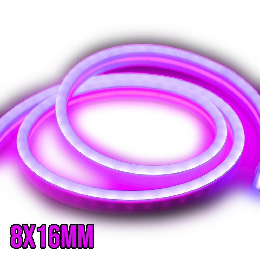 Neón FLEX 8x16mm 120 LED 12V – PURPLE (fialový) – 1 meter
