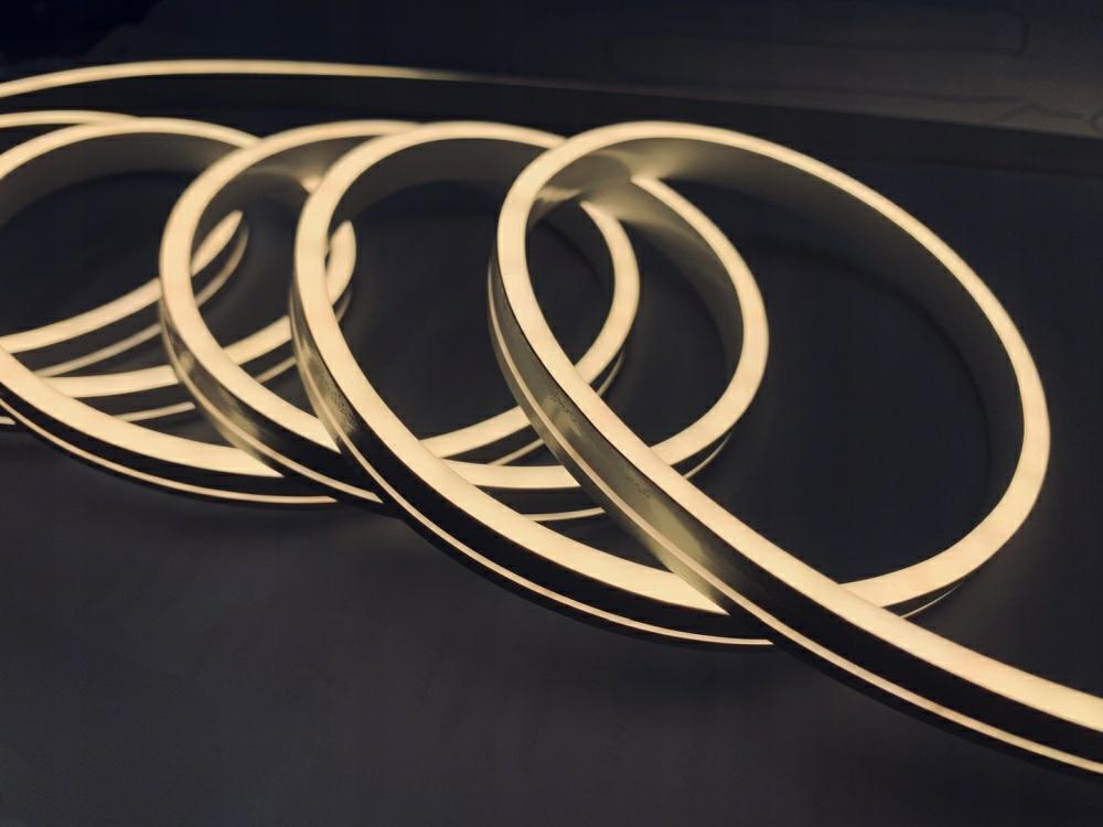 Neón FLEX LED 4×10 mm – neutrálny biely 12V, 10W, 120 LED/m, IP65