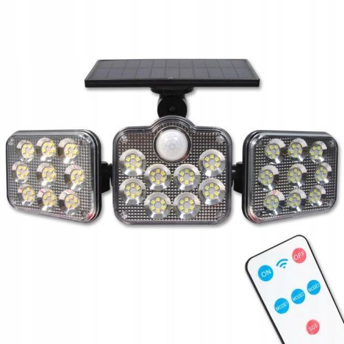 OLÁRNY LED 3x REFLEKTOR  15W + PIR 