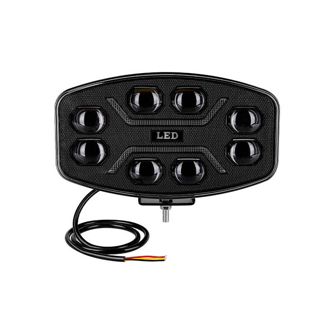 Pracovná LED lampa 60 W 6 000 lm studená biela + oranžová IP67