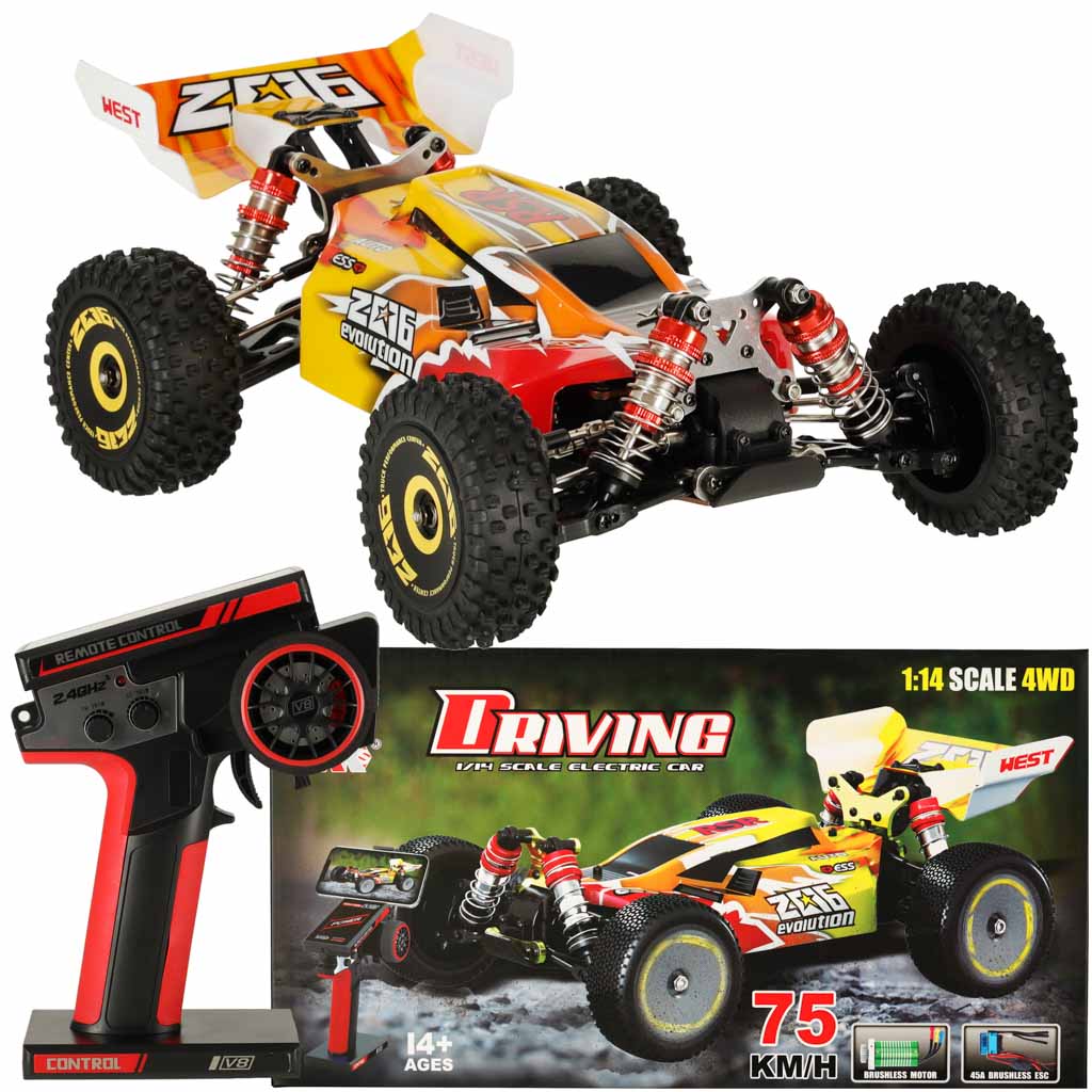 RC AUTO WLTOYS 144010 SPEED ​​RACING 1:14 75KM/H.