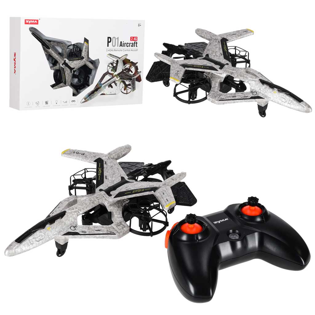 RC dron Syma P01 2,4 GHz LED – 360° akrobacia, automatický vzlet a stabilizácia