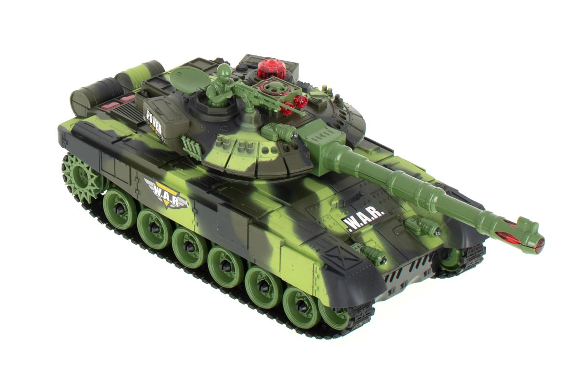 RC SADA DVOCH VOJNOVÝCH TANKOV 9993 2,4 GHZ