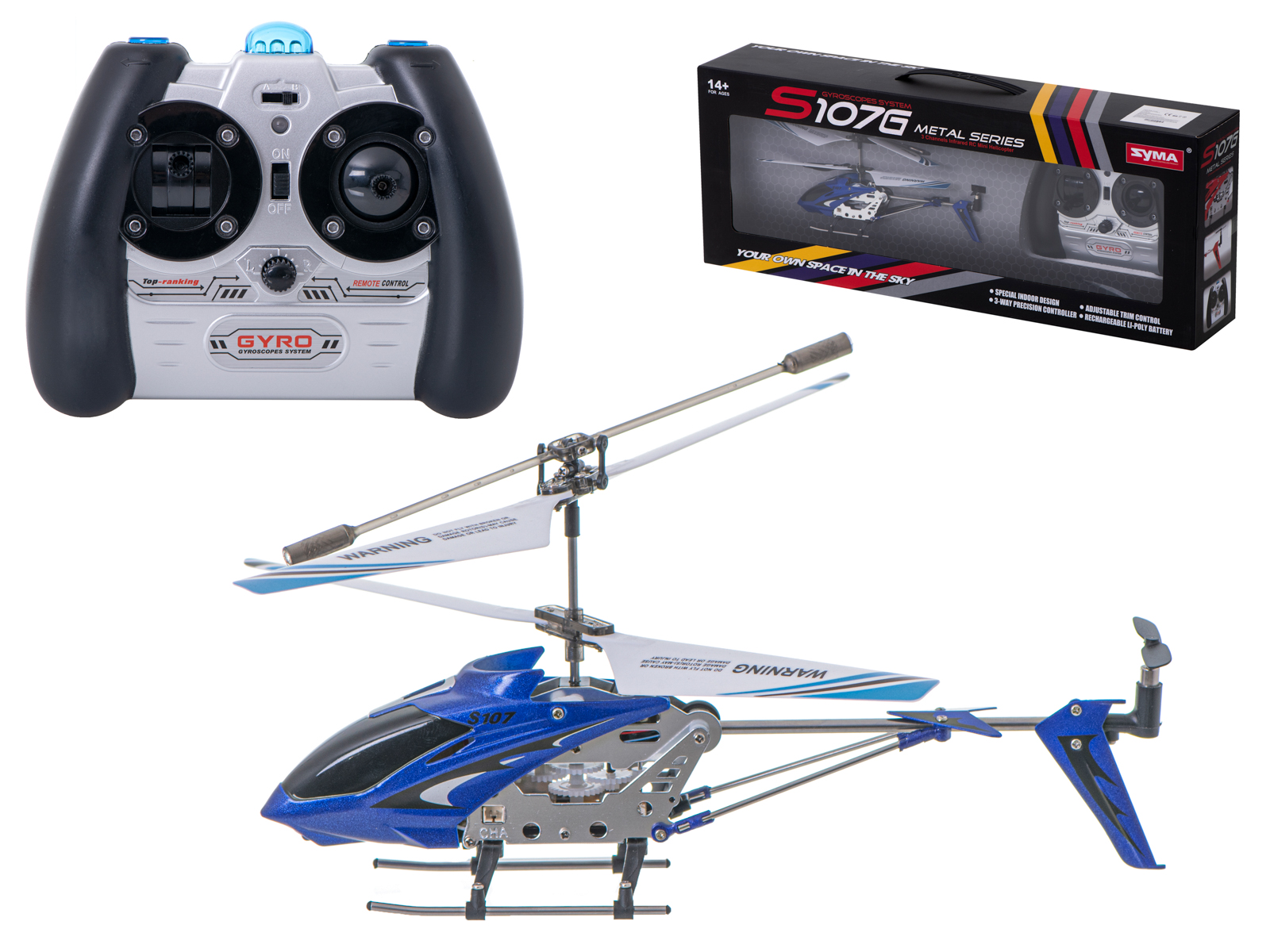 RC VRTUĽNÍK SYMA S107G MODRÝ