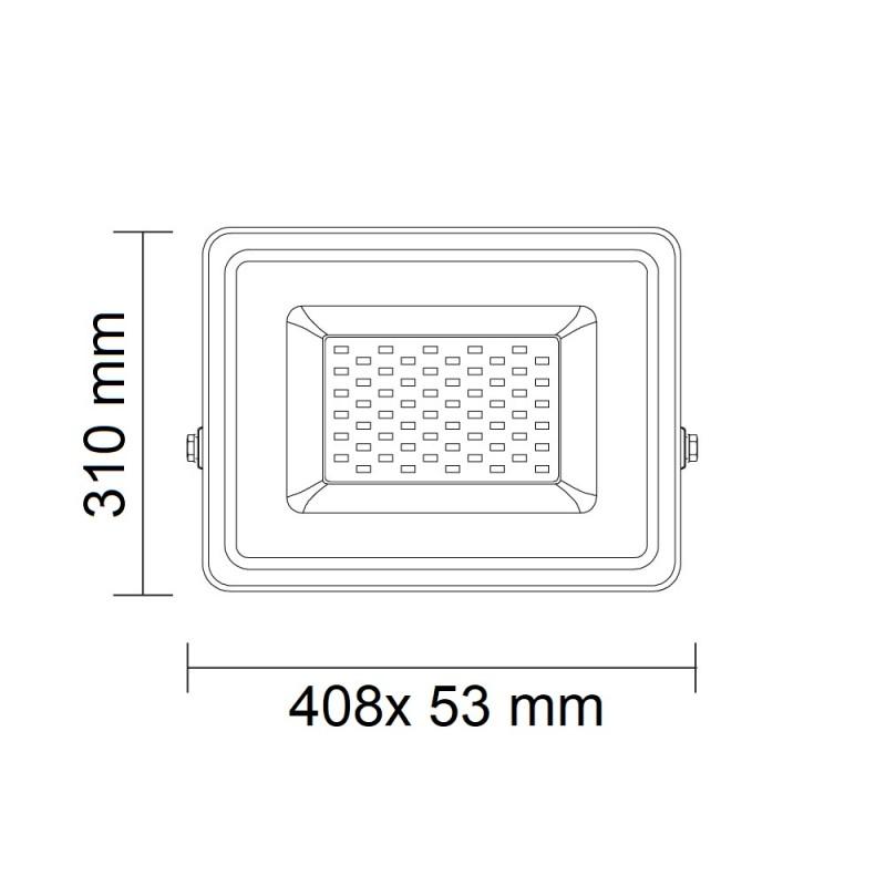 LED REFLEKTOR 200W LED SMD NEUTRÁLNA BIELA