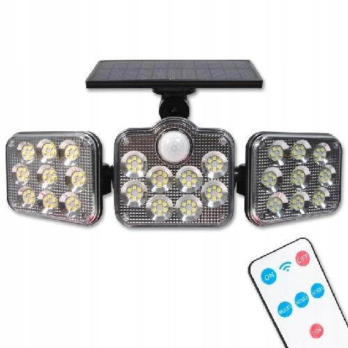 Reflektor LED solárny 10W + PIR