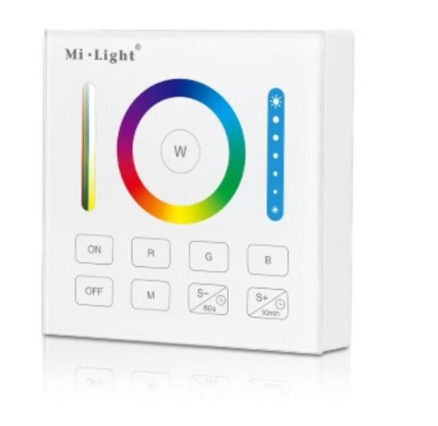 RF NÁSTENNÝ DOTYKOVÝ OVLÁDAČ RGB+CCT PRE RF PRIJÍMAČE A SVIETIDLÁ MILIGHT-B0 PANEL