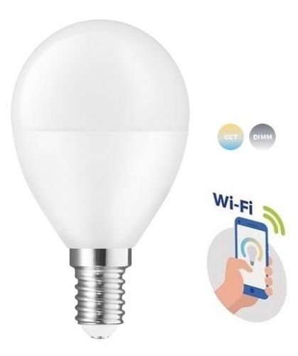 SMART LED žiarovka 5W WIFI E14