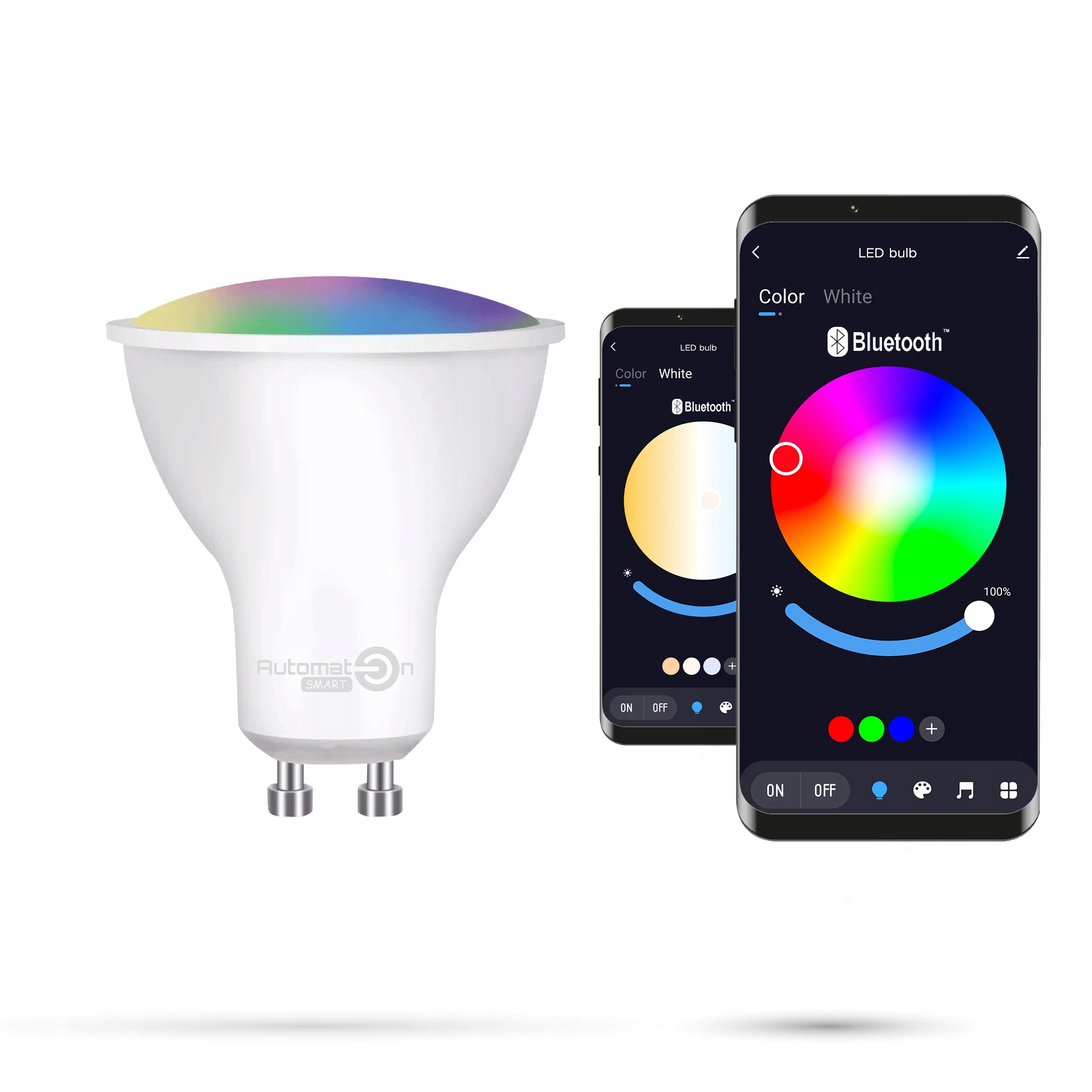 Smart LED žiarovka GU10 5 W 400 lm RGB+CCT 2700–6500 K