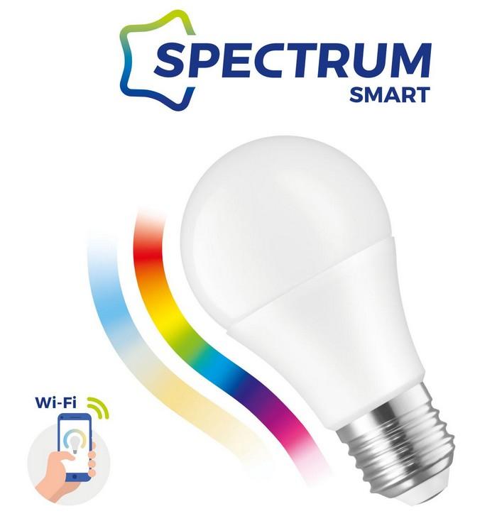 SMART SPECTRUM LED ŽIAROVKA 9W WIFI E27