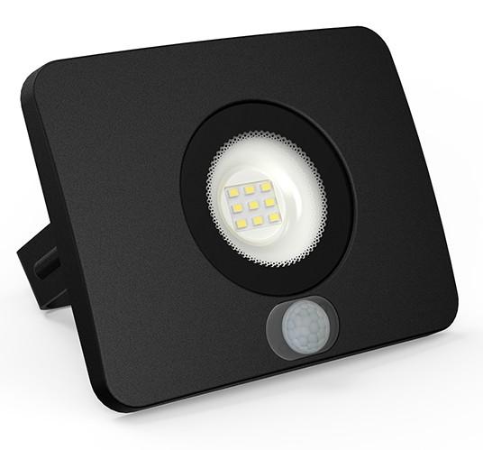 SMD LED REFLEKTOR SURFI 10W + SENZOR POHYBU STUDENÁ BIELA