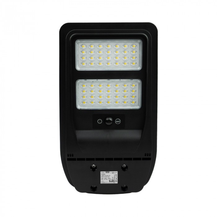 Solárna pouličná LED lampa 100W 1400lm 4000K neutrálna biela IP65