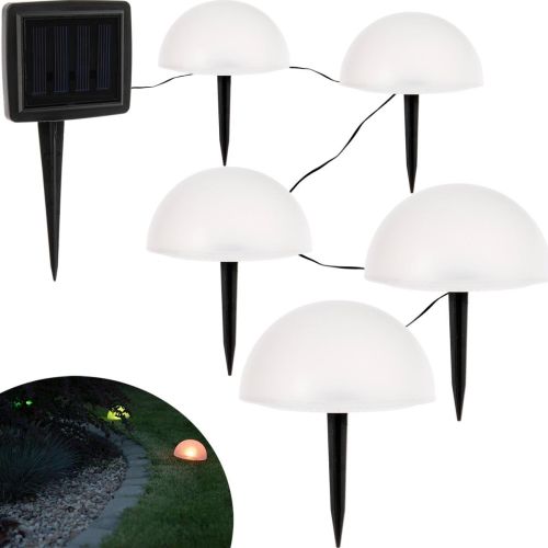 Solárna záhradná LED lampa 0,24W RGB