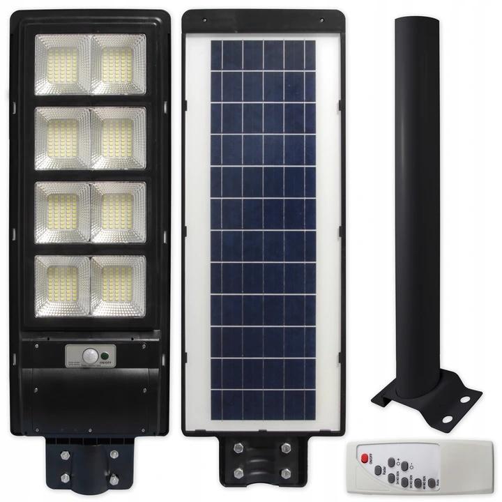 Solárne pouličné svietidlo LED 1200W IP65 + Ovládač + úchyt