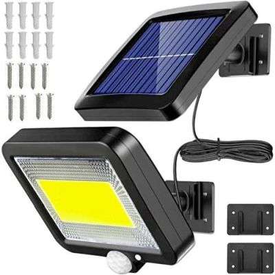 Solárny LED reflektor 100 LED