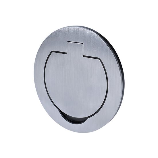 Solight vstavaná podlahová zásuvka IP55 – okrúhle viečko