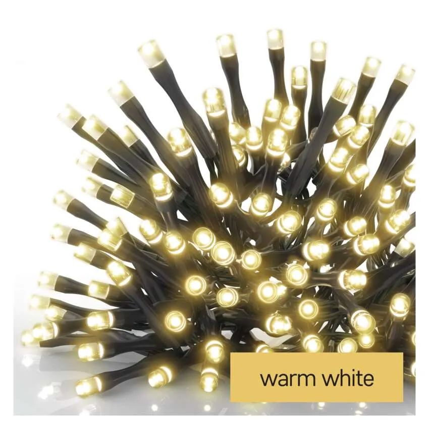 Standard LED spojovacia vianočná reťaz, 5 m, vonkajšia aj vnútorná, teplá biela