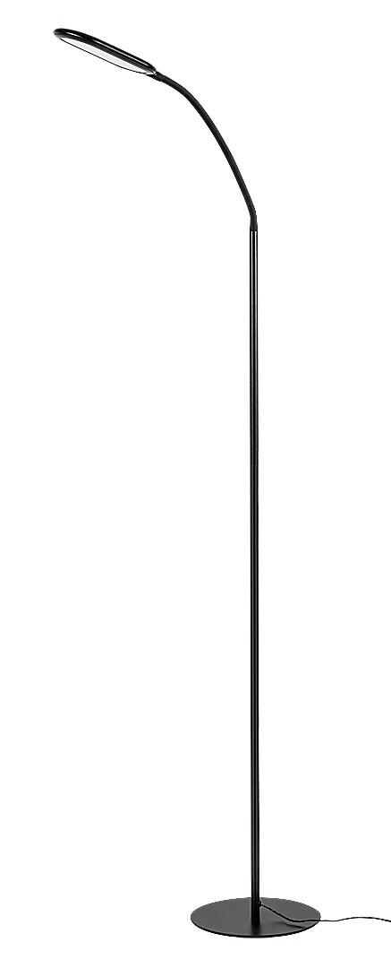 Stojaca LED lampa 10W 910lm 3000-6000K CCT Stmievateľná čierna Moderné Adelmo Rabalux