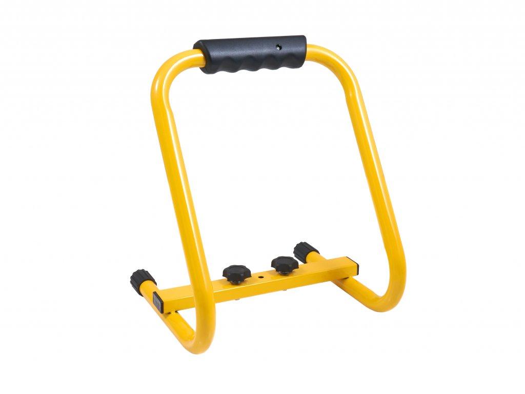 Stojan pre LED reflektory – oceľový, žltý (30 cm)