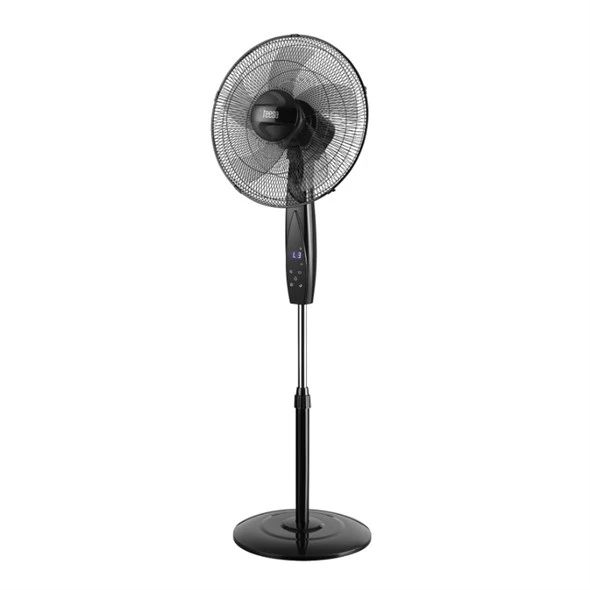 Stojanový ventilátor s diaľkovým ovládaním TEESA – čierny