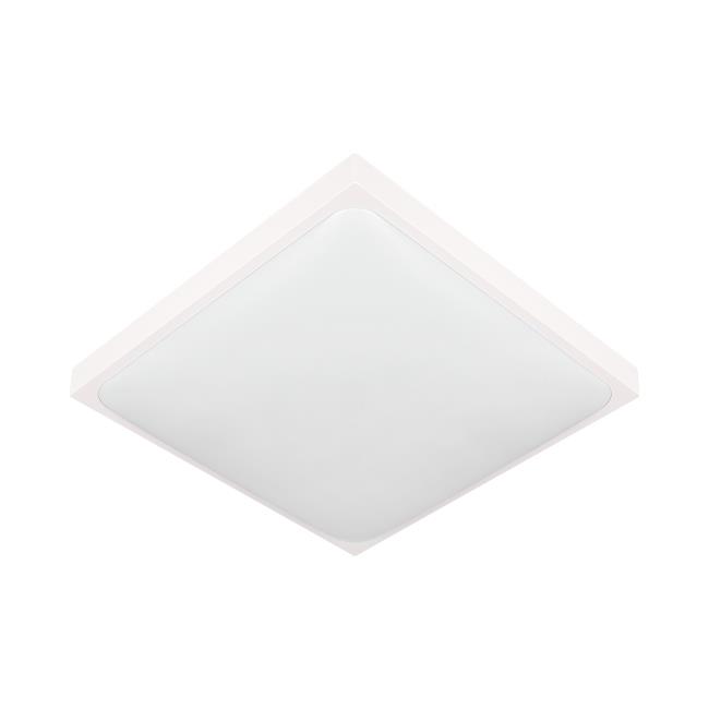 Stropná lampa LUVO 2xE27 štvorcová biela IP44