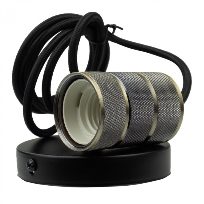 Stropná závesná lampa 2m E27 OSW-1 bronzová