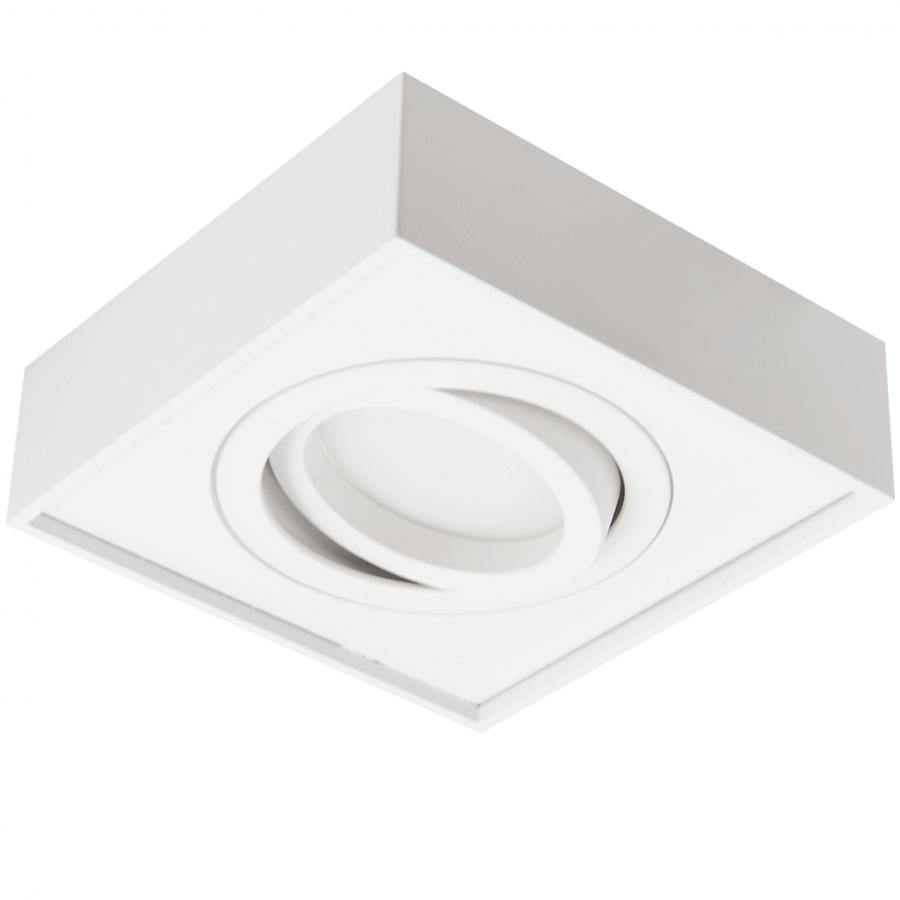 Štvorcové výklopné svietidlo DLA-14S White – matná
