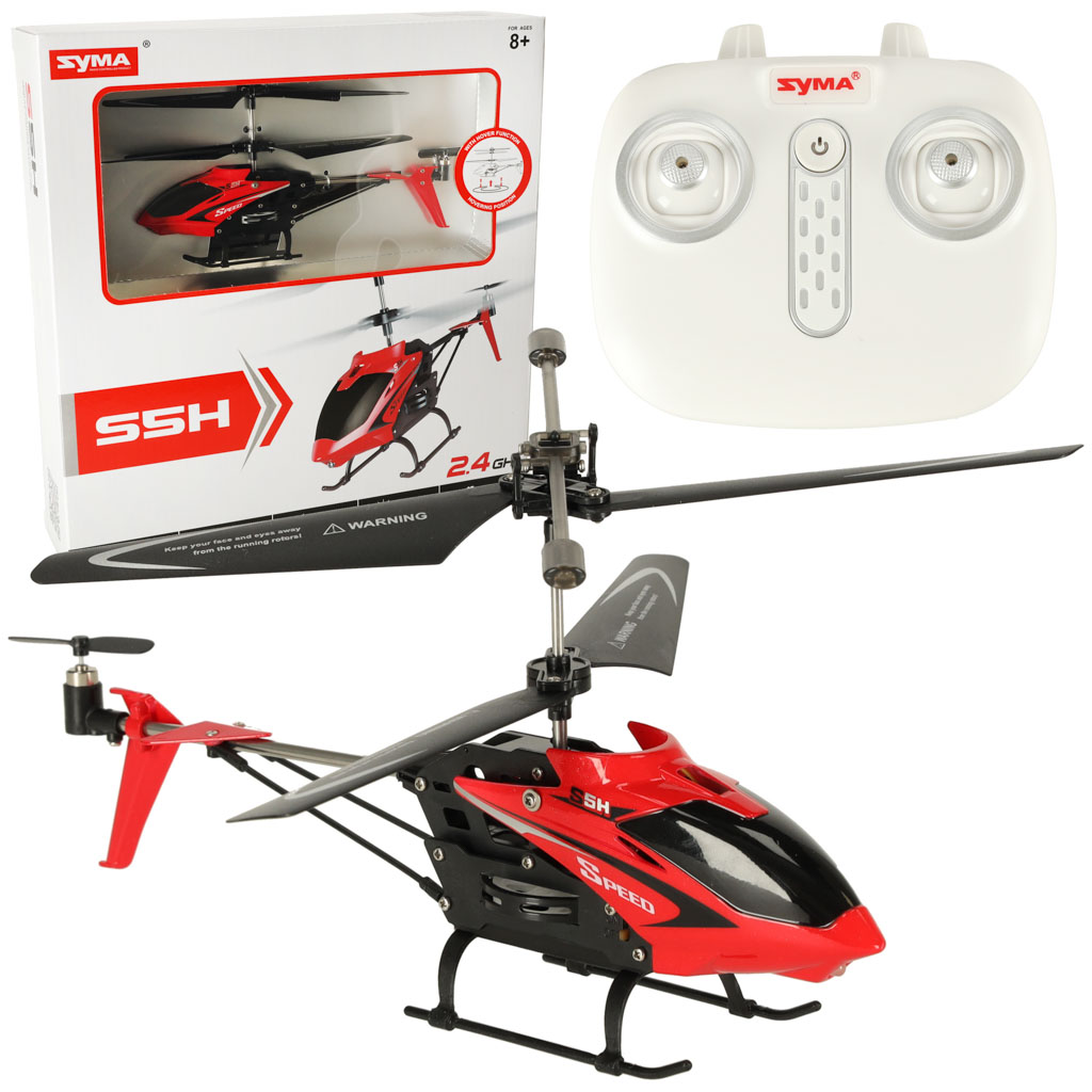 SYMA S5H 2,4GHZ RTF RC VRTUĽNÍK ČERVENÝ