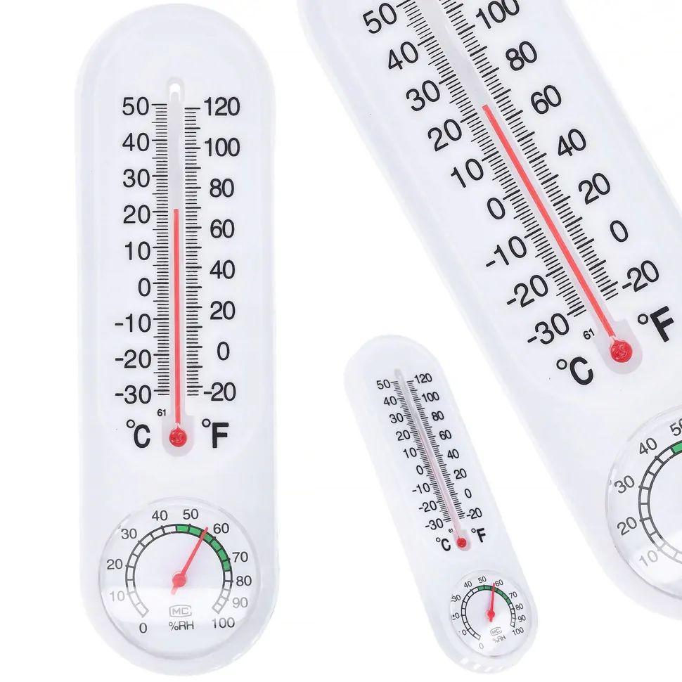 Teplomer s vlhkomerom – vonkajší aj vnútorný, záhradný, meteorologická stanica 2 v 1
