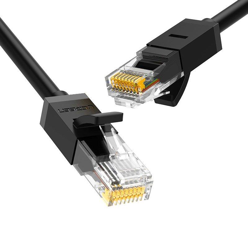 UGREEN KÁBEL INTERNETOVÝ SIEŤOVÝ KÁBEL ETHERNET PATCHCORD RJ45 CAT 6 UTP 1000MBPS 3M ČIERNY (20161)